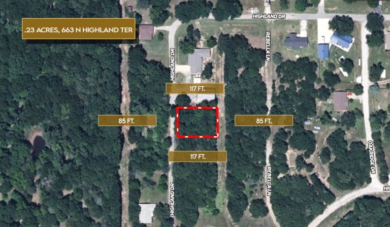 0.23 Acres, 663 N Highland Ter, Cleveland, OK 74020