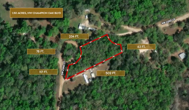 1.50 Acres, NW Champion Oak Blvd,  Jennings FL, 32053