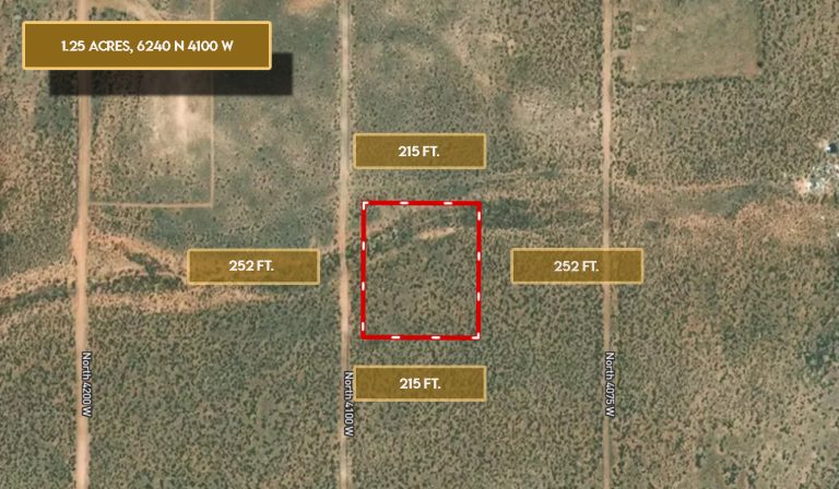 1.25 Acres, 6240 N 4100 W, Cedar City, UT 84721